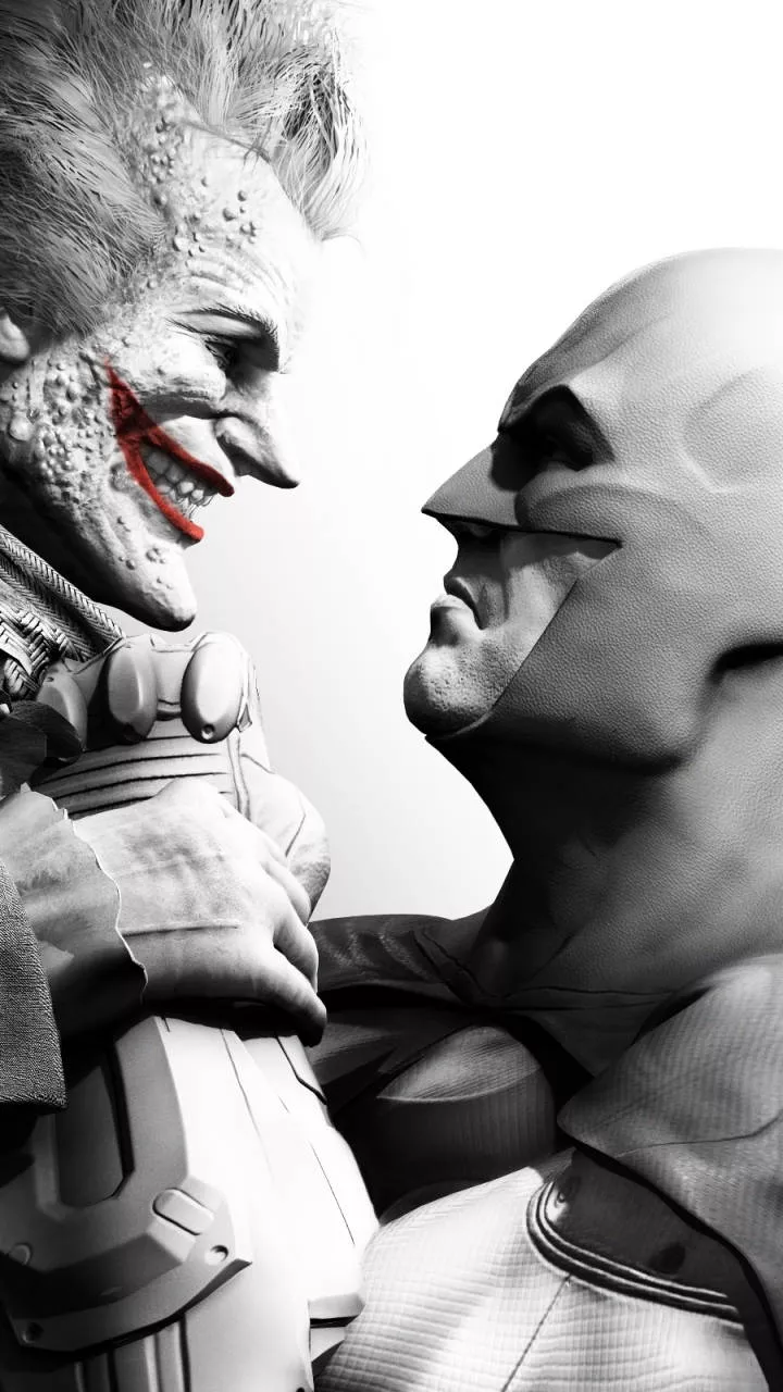 Joker And Batman Arkham City iPhone