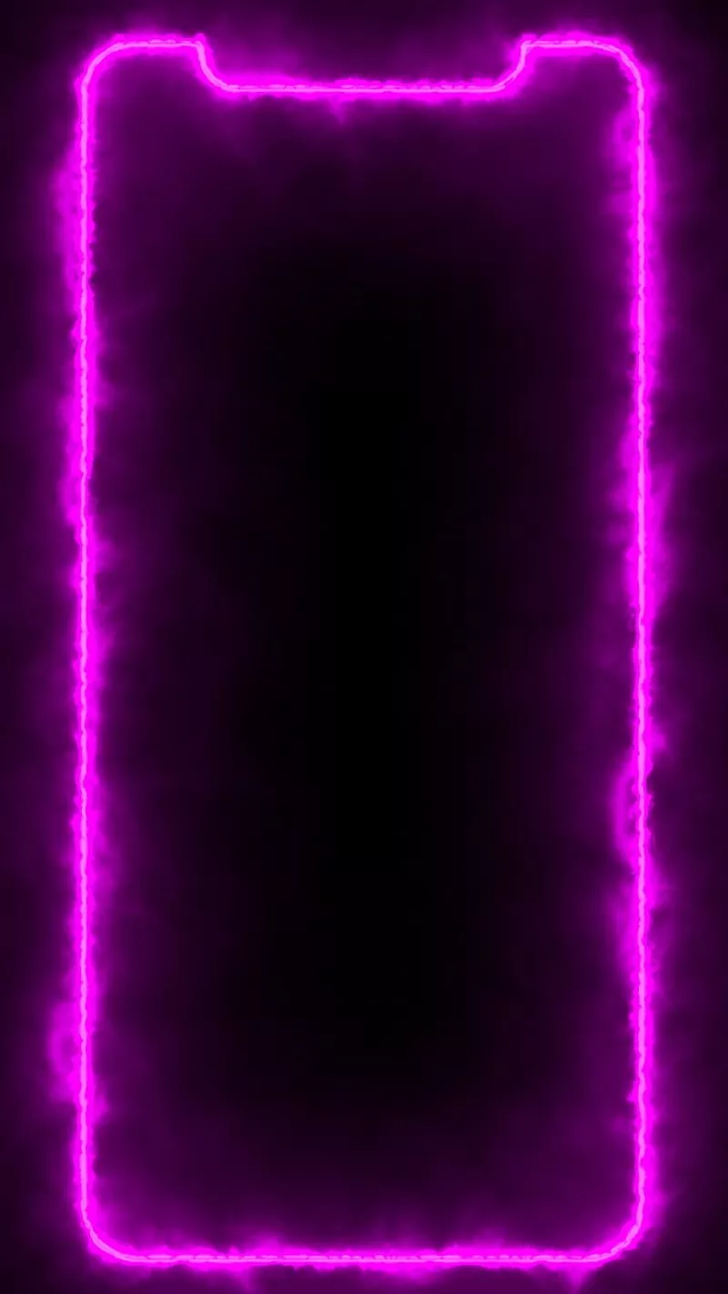 Blue Neon Glowing Lights iphone 13 Pro