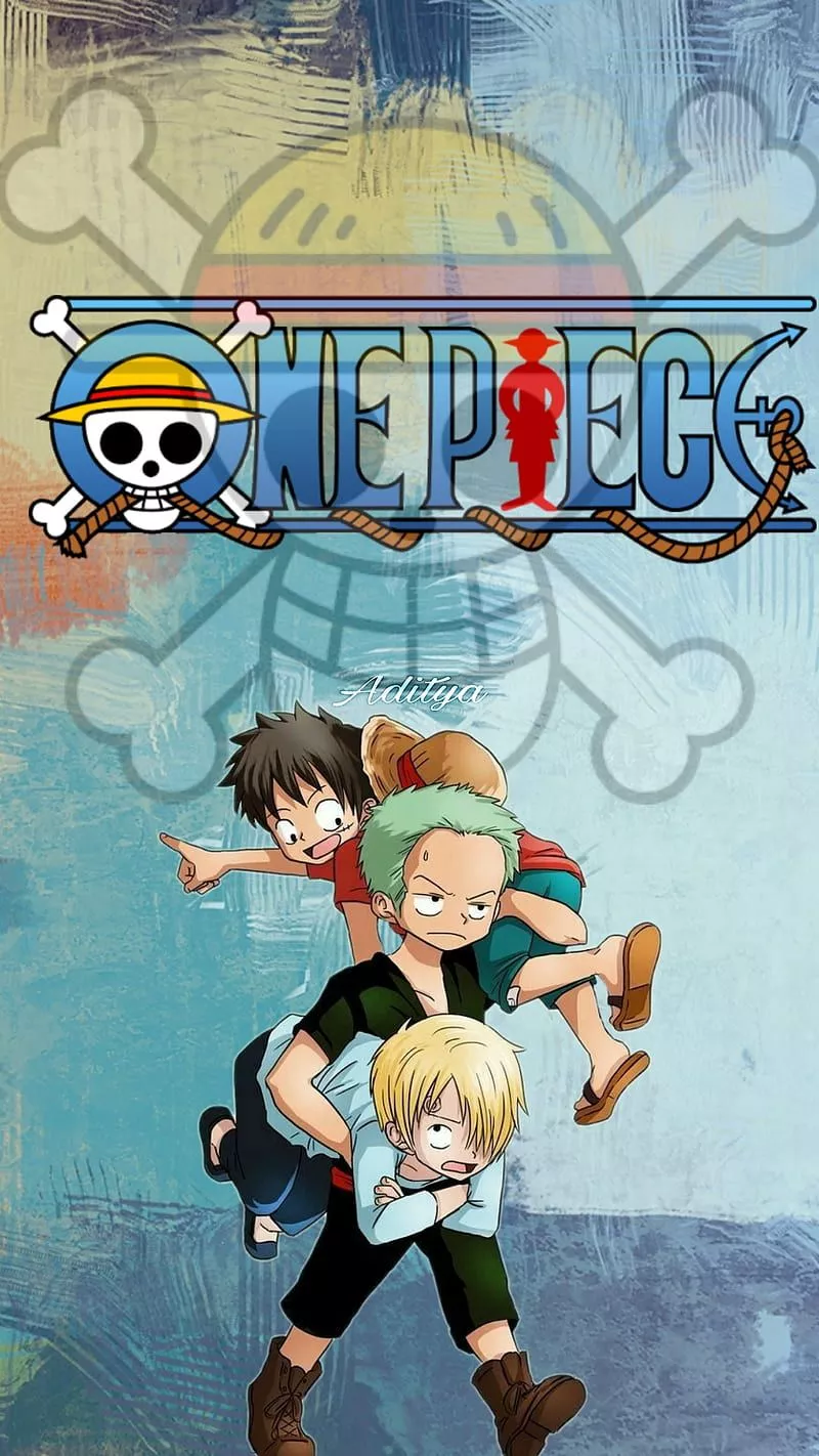 One piece, luffy, zoro, sanji, one