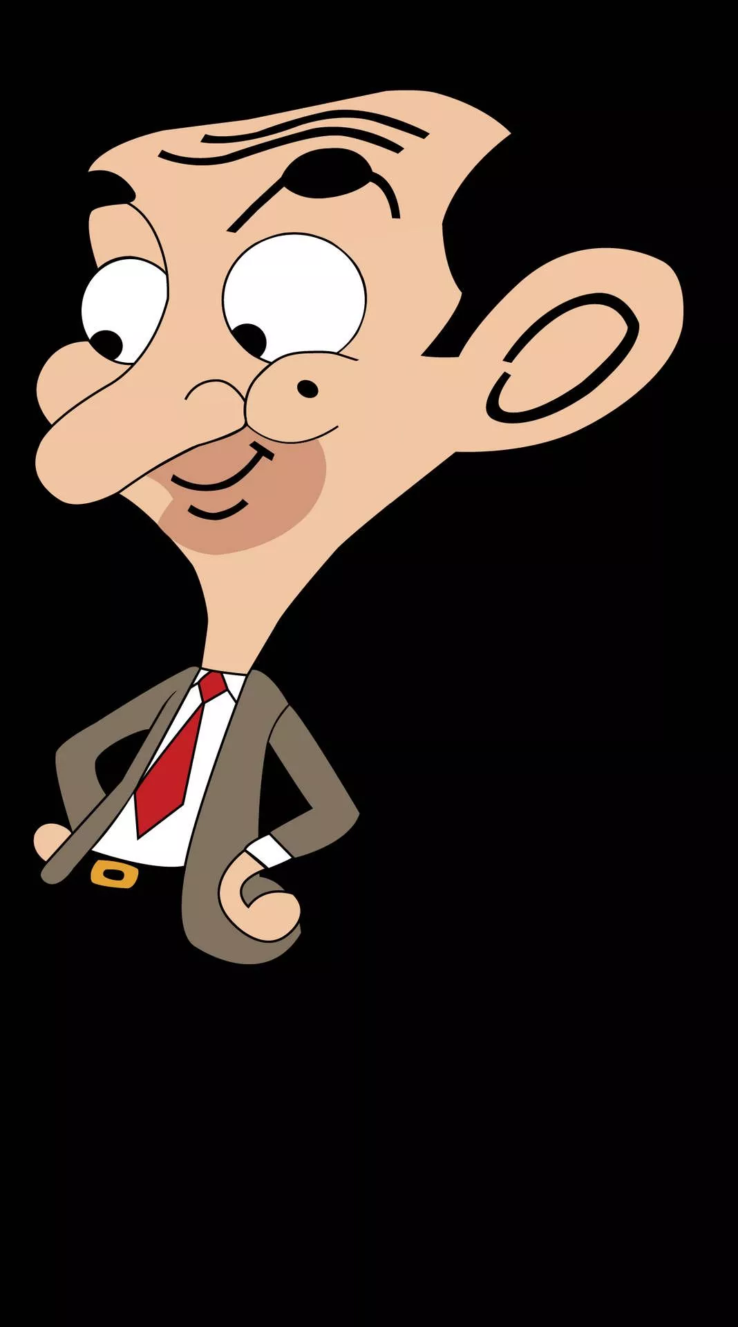 Download Mr. Bean Cartoon White