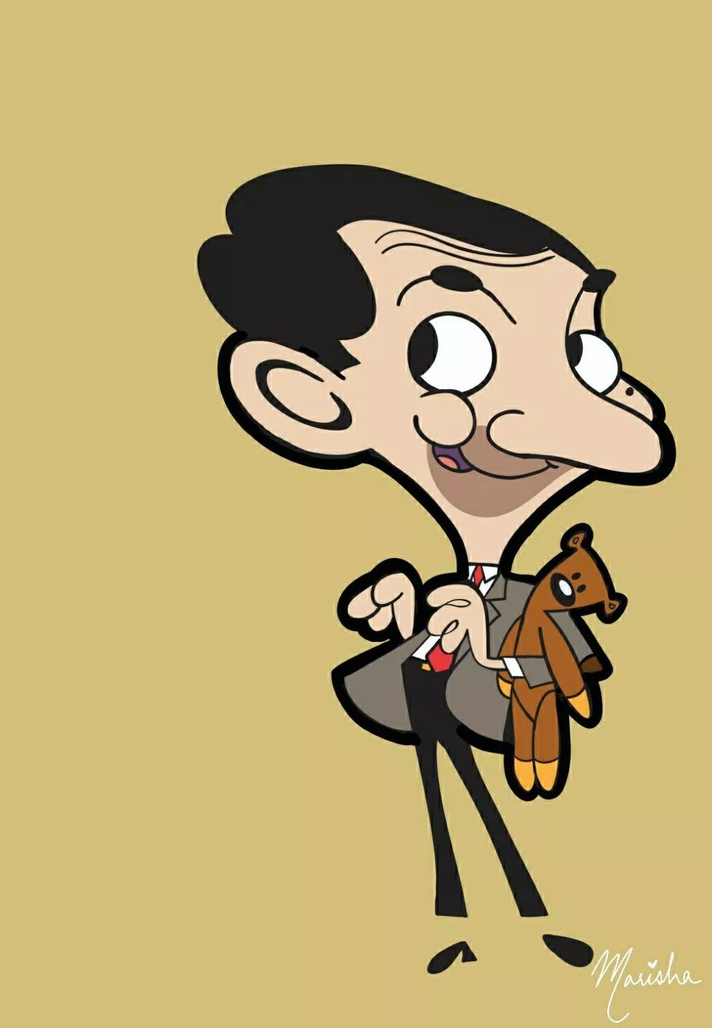 Mr. Bean cartoon wallpaper