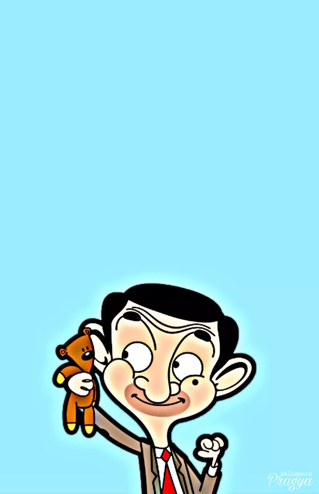 Cartoon mr bean asthetic wallpaper