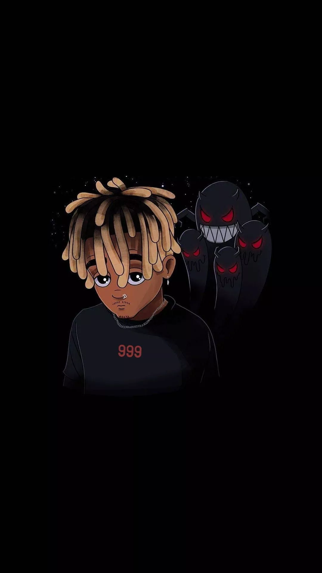 Juice Wrld Cartoon Wallpaper