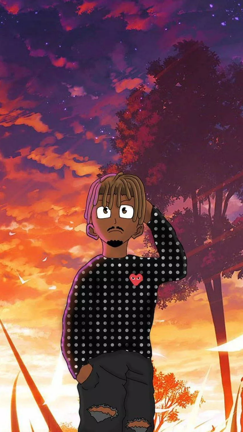 Cool Juice Wrld Sky Background