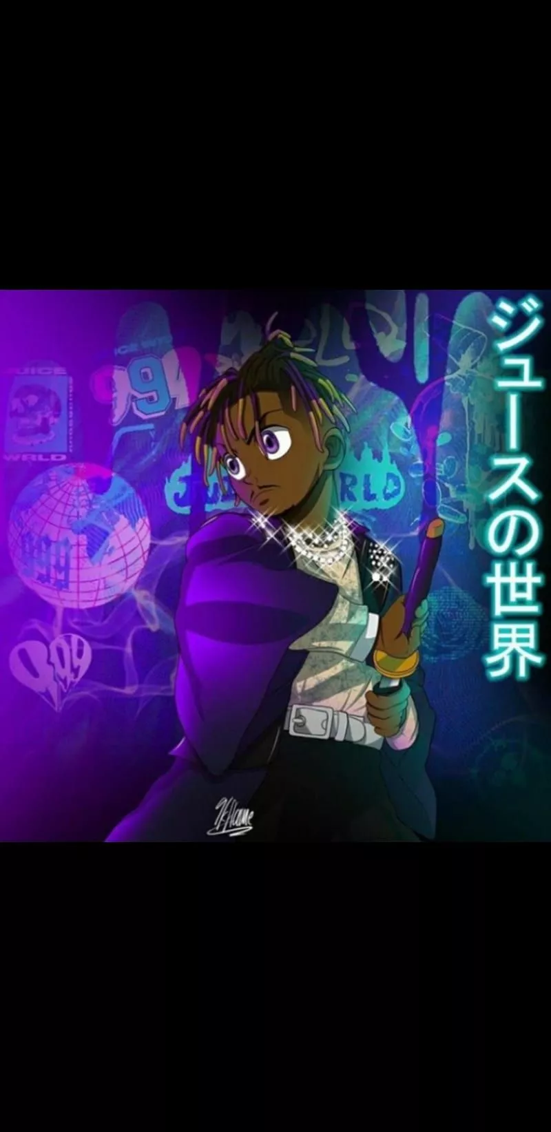 Anime Juice, 999, juicewrld, katana, HD