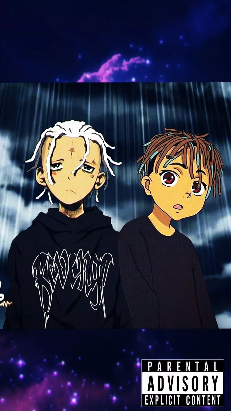 Rap, anime, juice wrld, HD phone