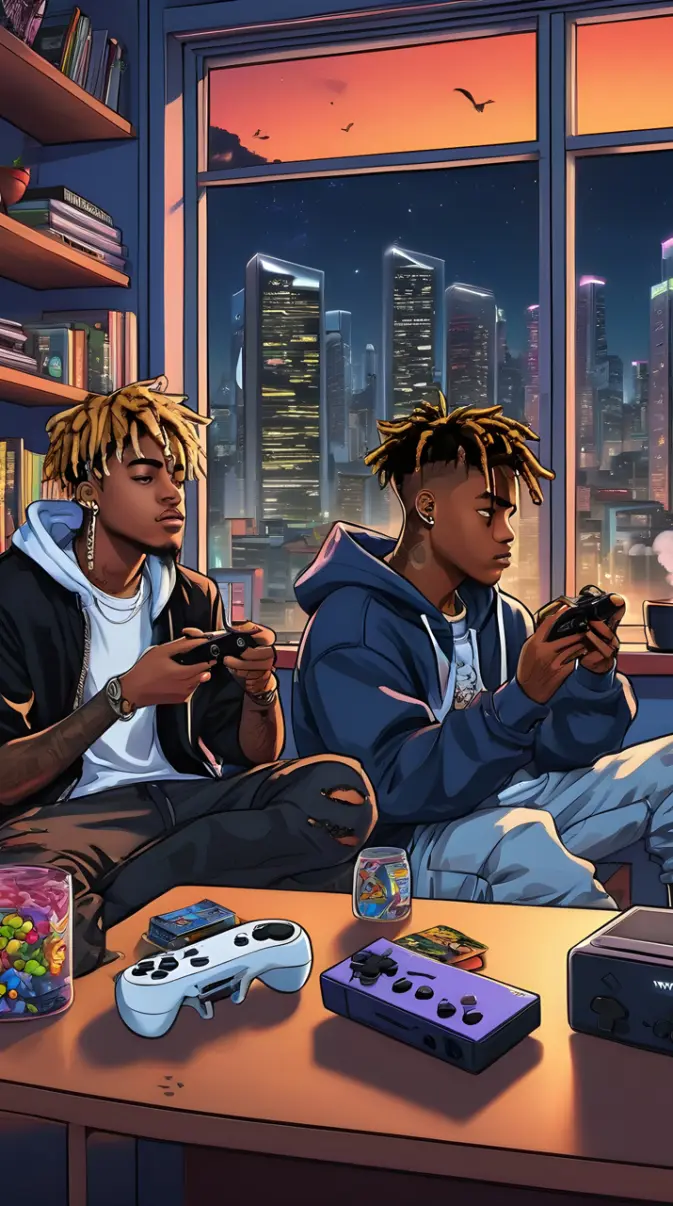 juice wrld and XXXTentacion wallpaper