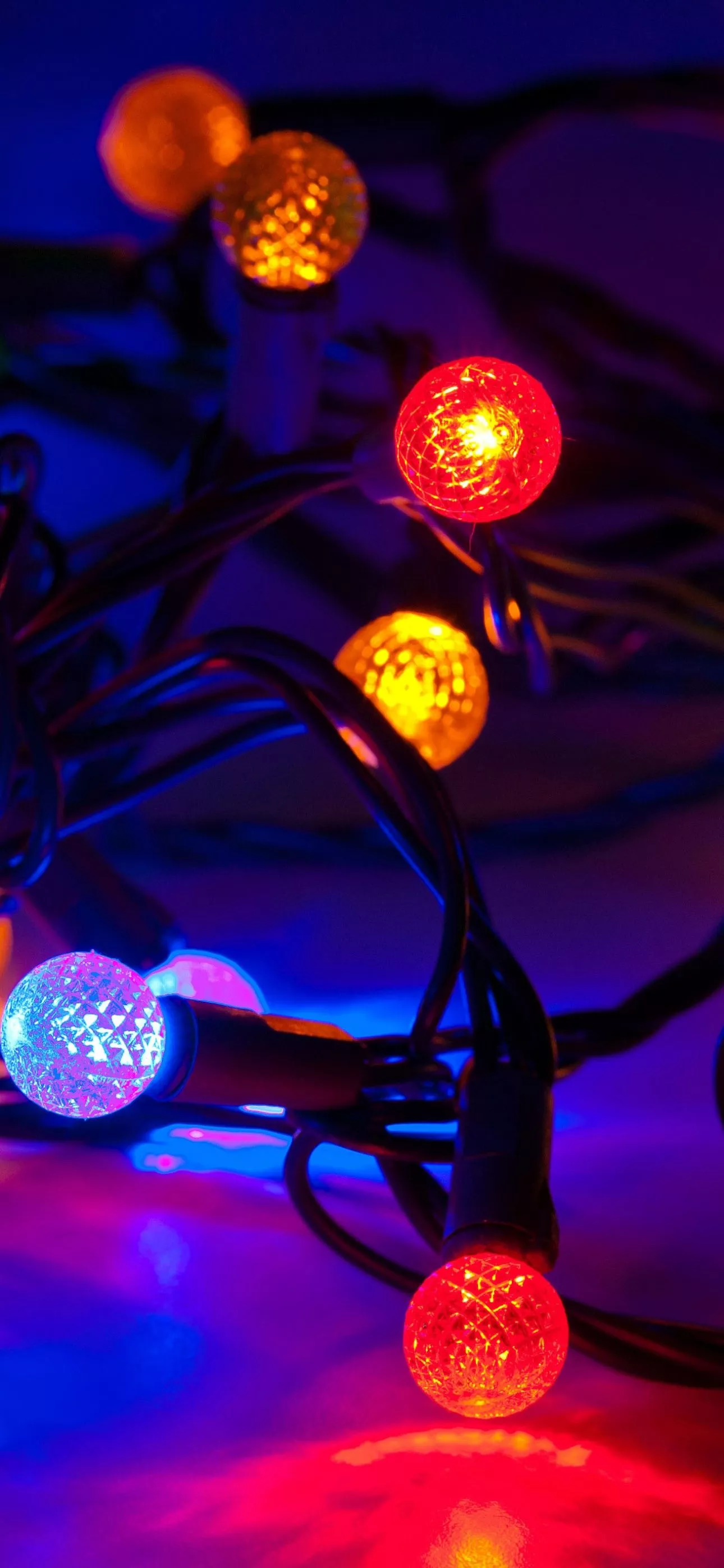Party lights Wallpaper 4K, Christmas