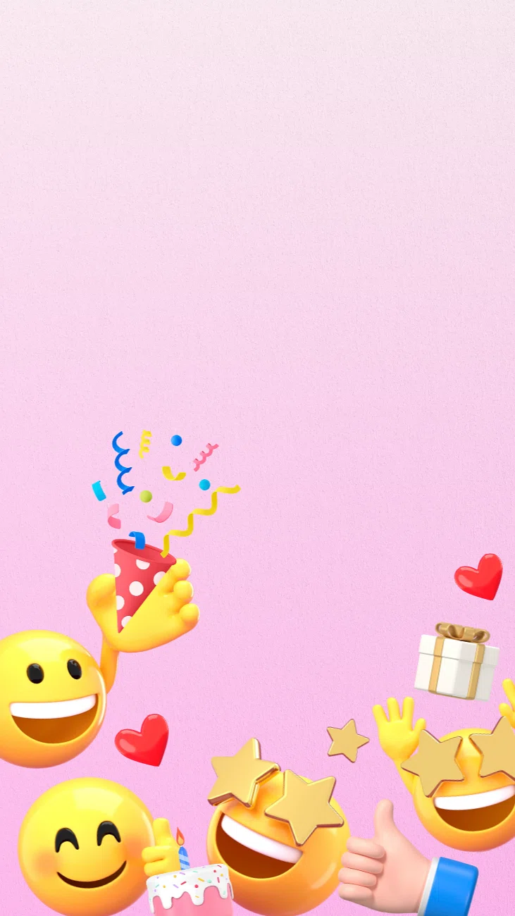 Birthday party emoticon iPhone