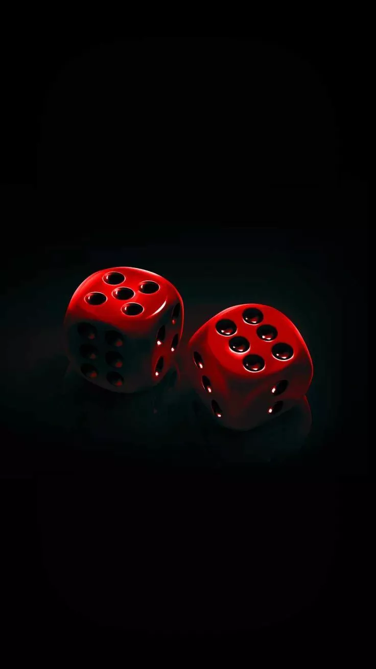 Black Dices iPhone Wallpaper