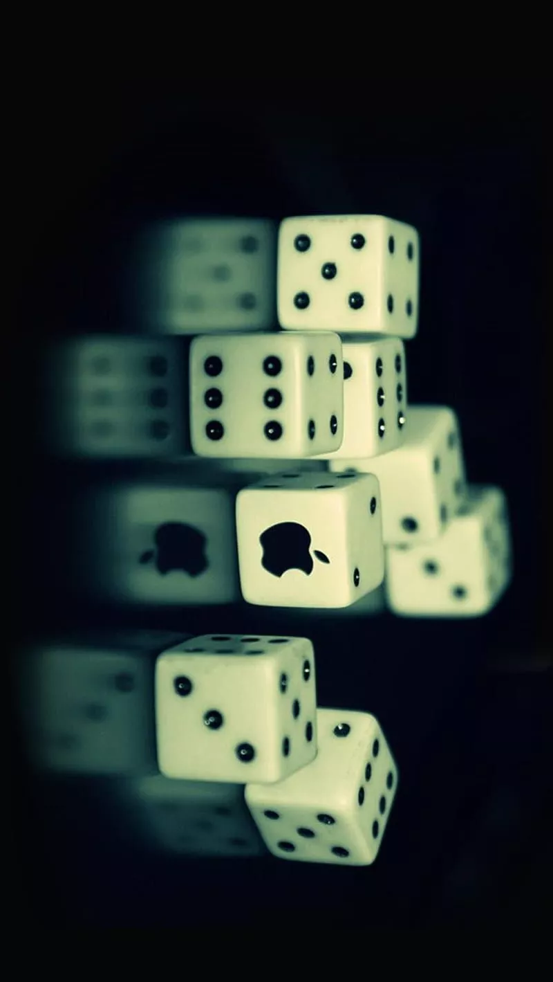 HD apple dice wallpaper