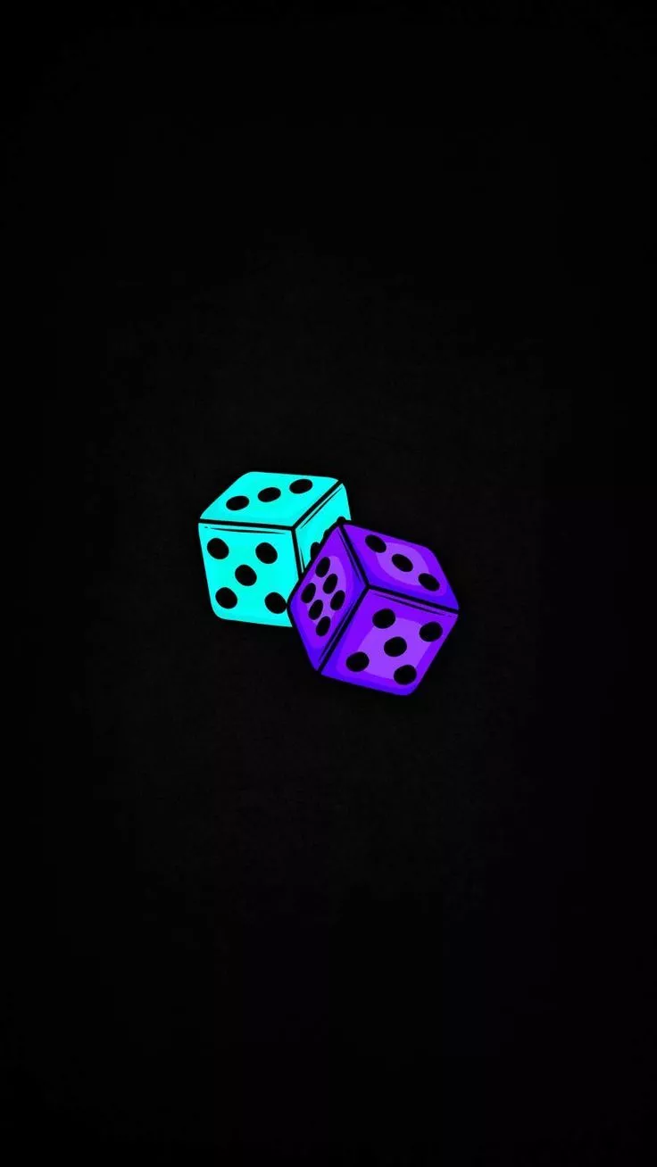 Amoled Dice iPhone Wallpaper