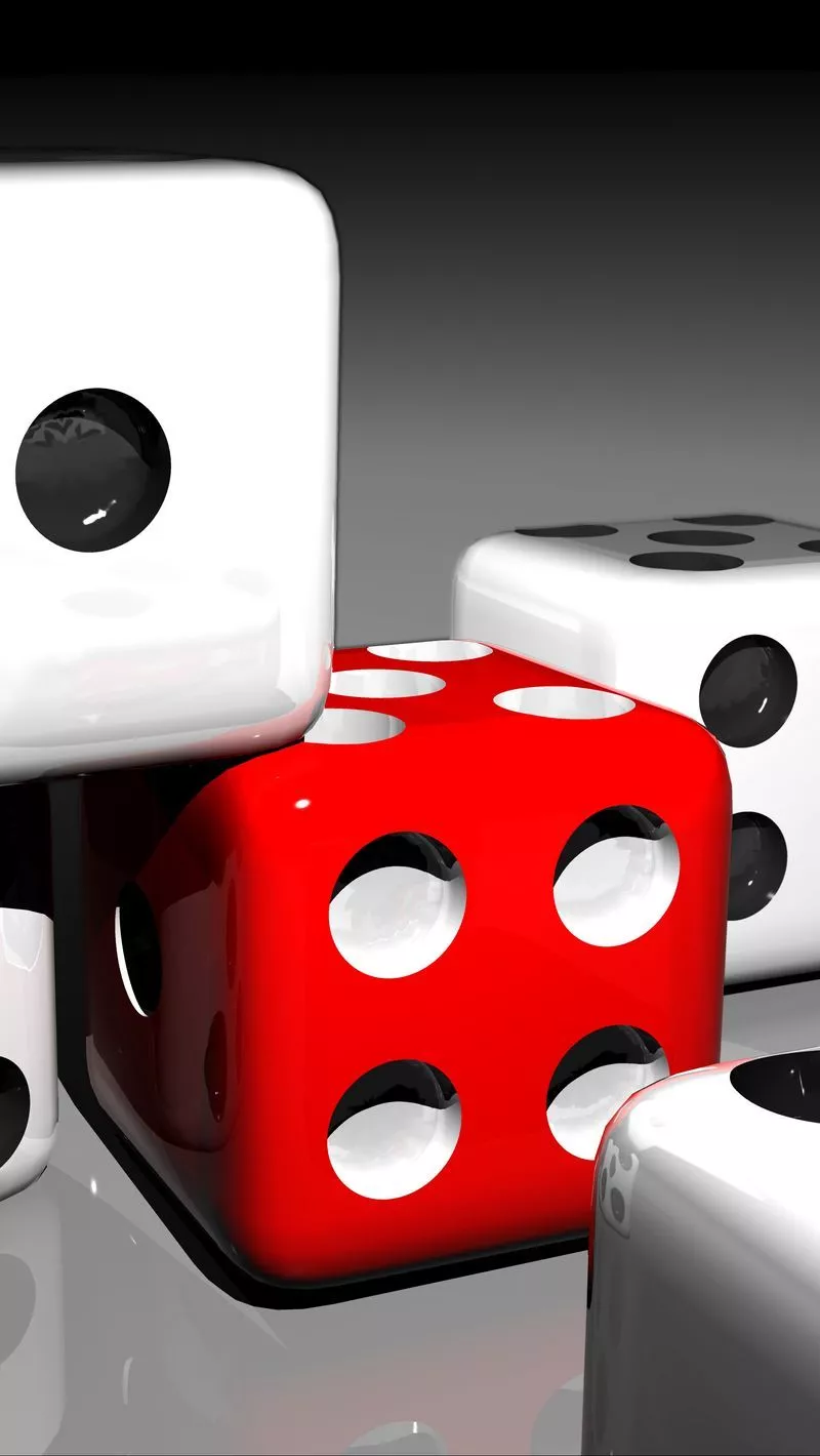 Download wallpaper 800x1420 dice, cubes