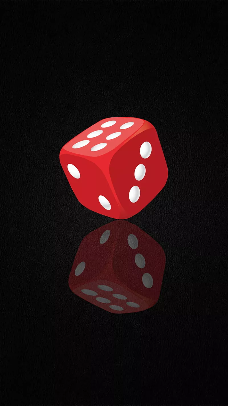 HD red dice wallpaper
