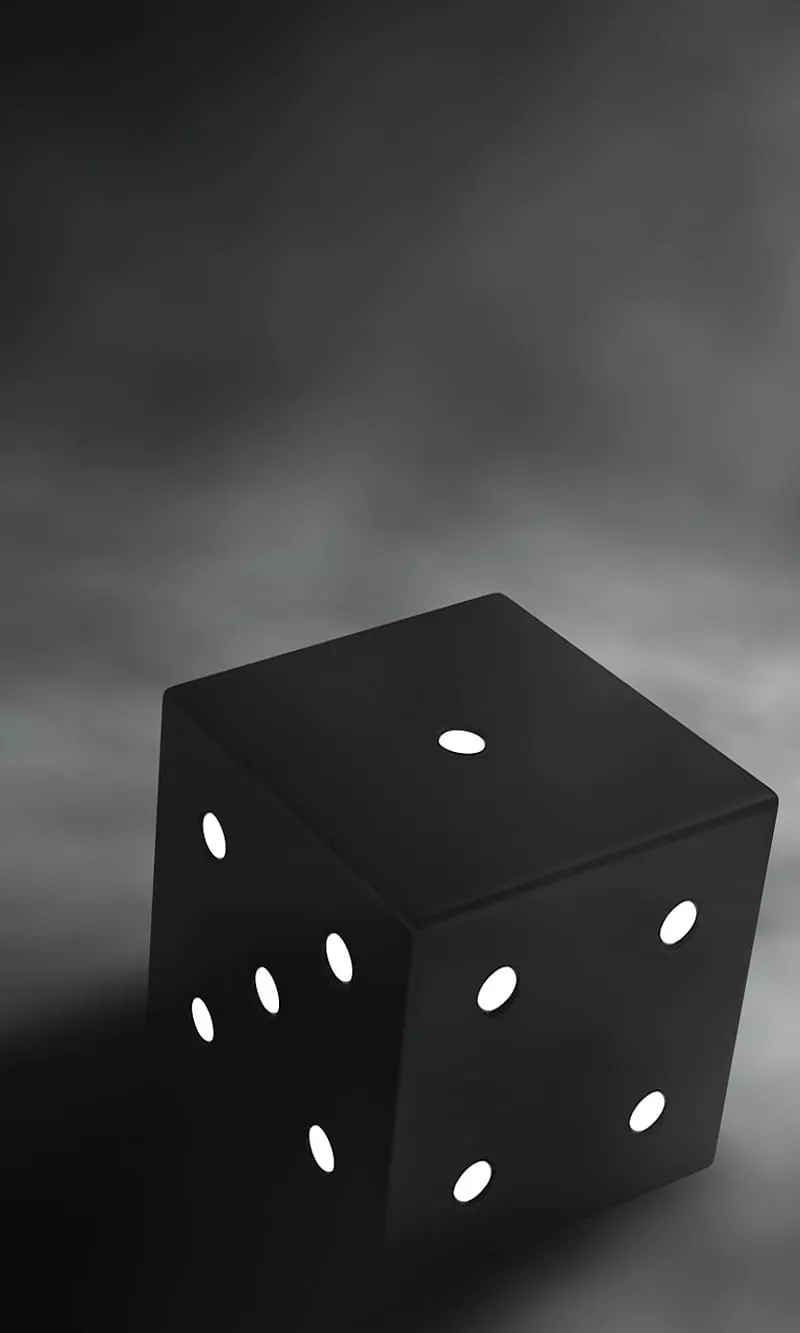HD black dice wallpaper