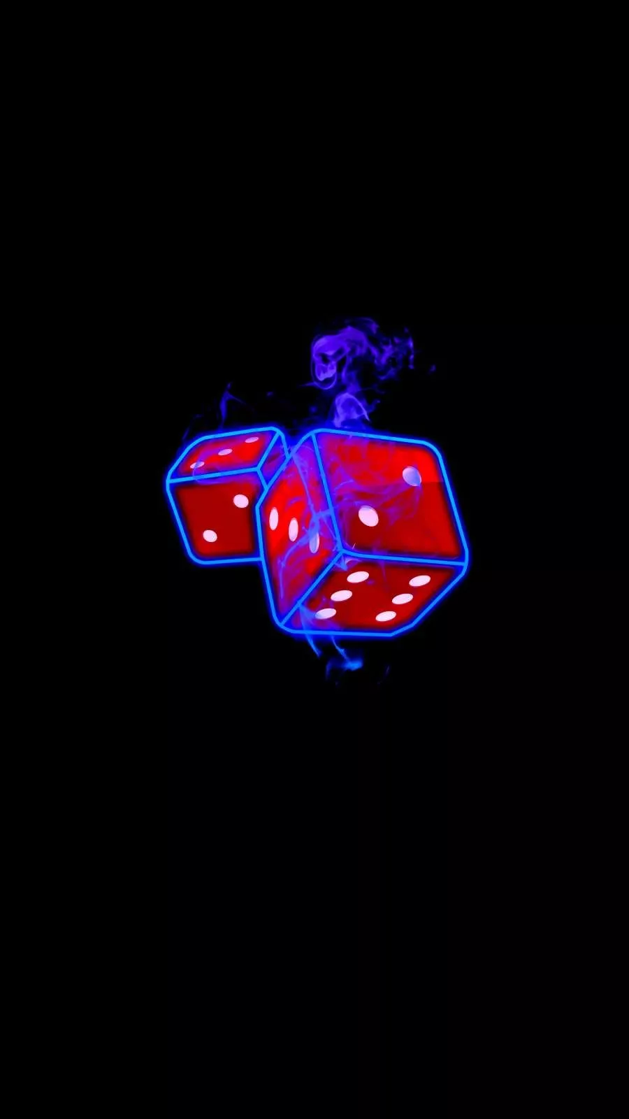 Smoke Dice iPhone Wallpaper