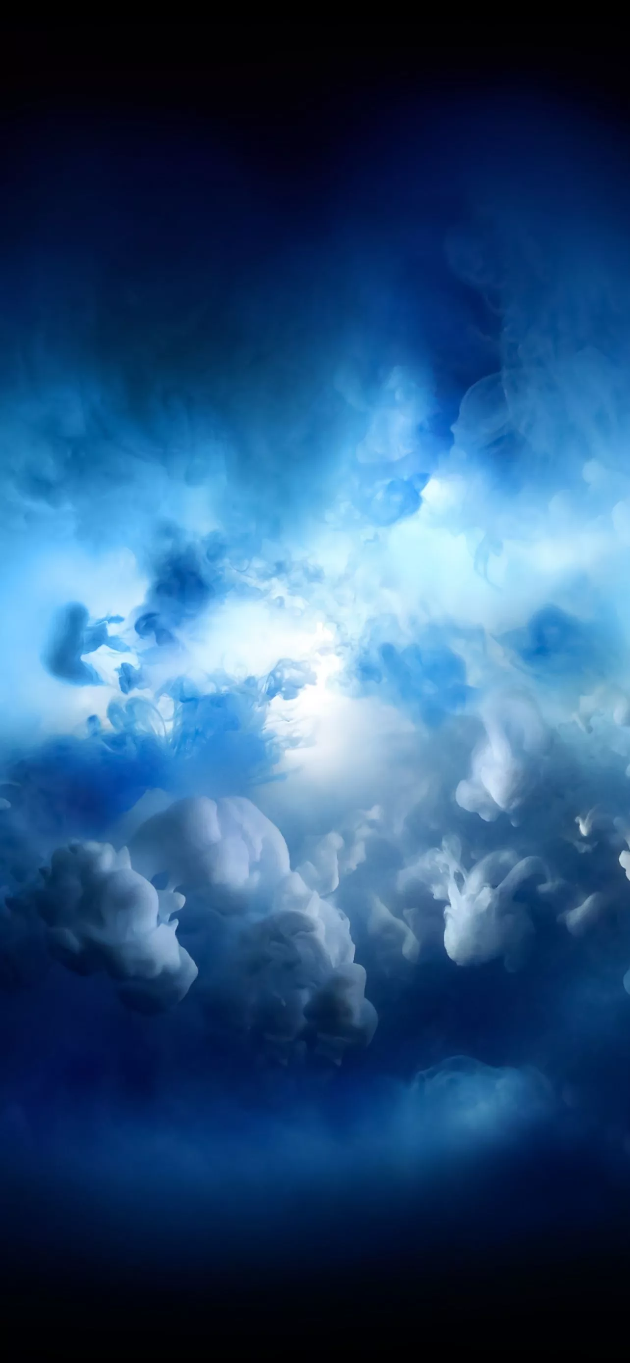 Storm Wallpaper 4K, Clouds, Blue, iMac