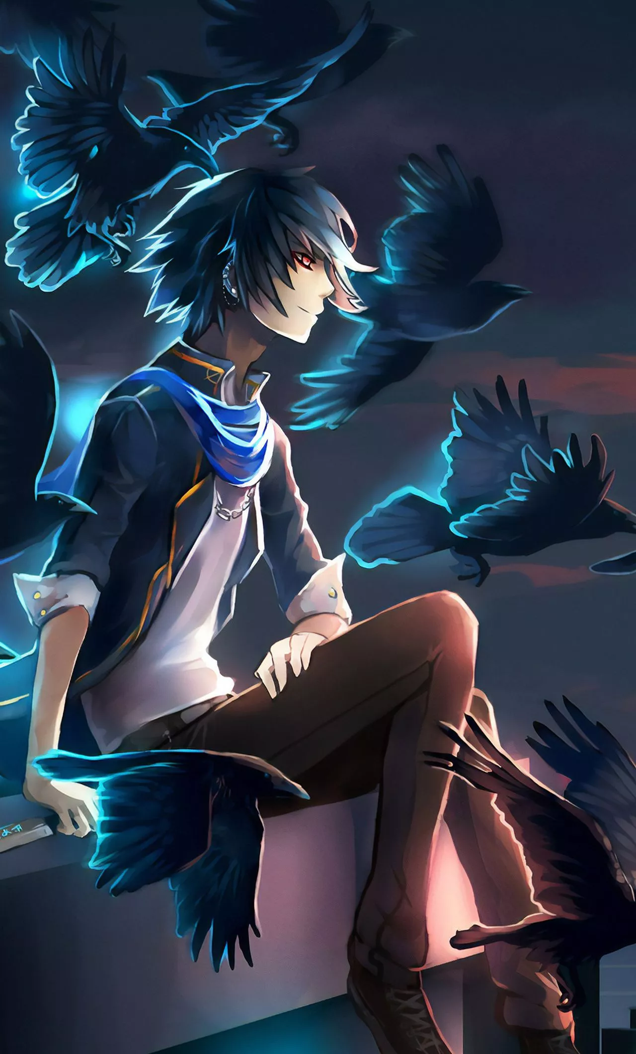 Night Lights Anime iPhone