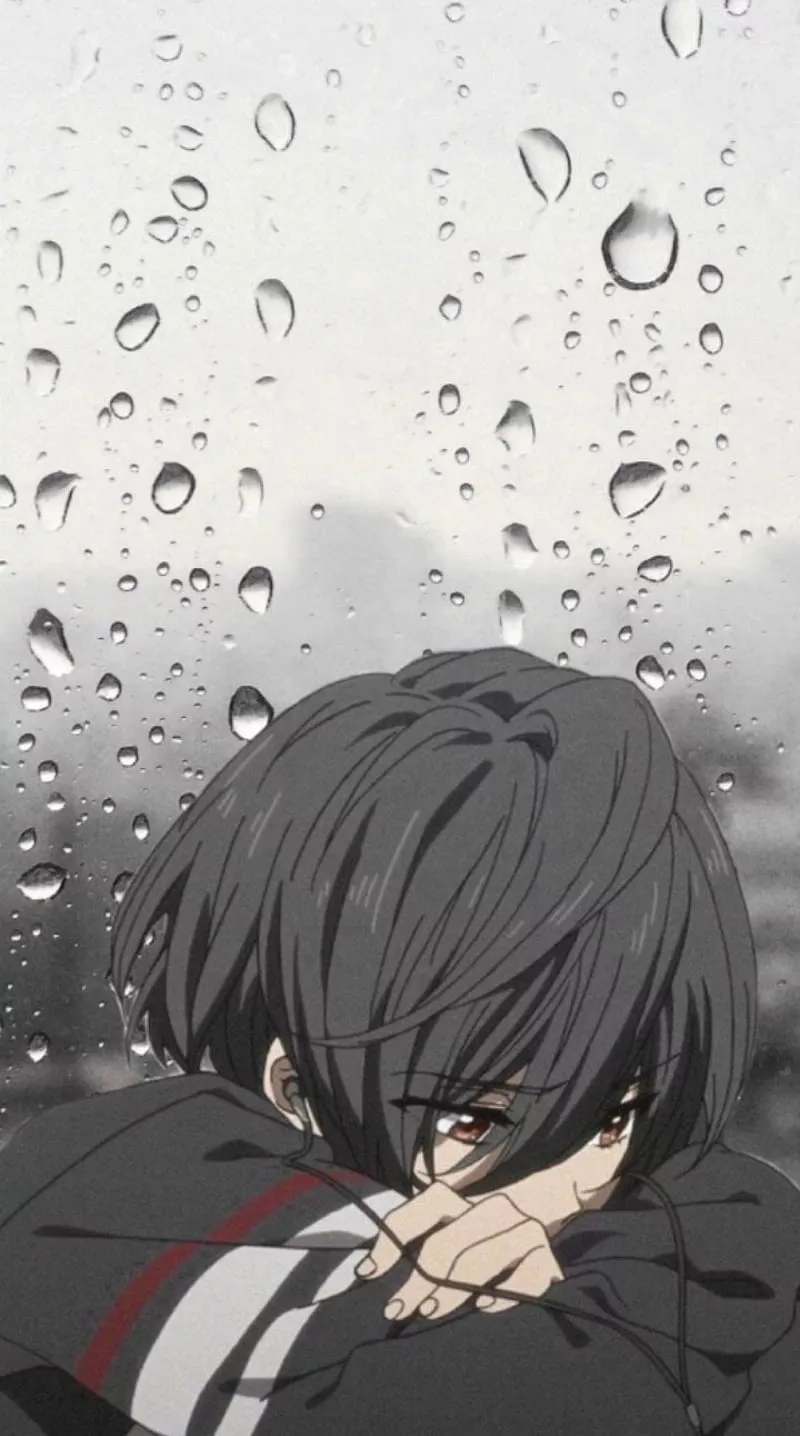 HD sad anime wallpaper