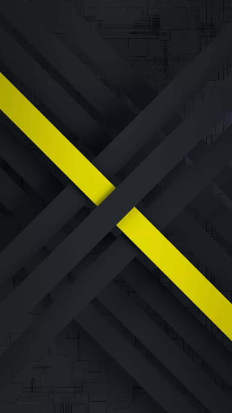 Yellow in the Dark iPhone Wallpaper