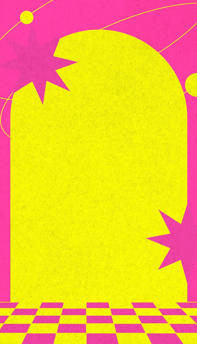 Pink gradient patterned iPhone wallpaper. Premium Photo Illustration