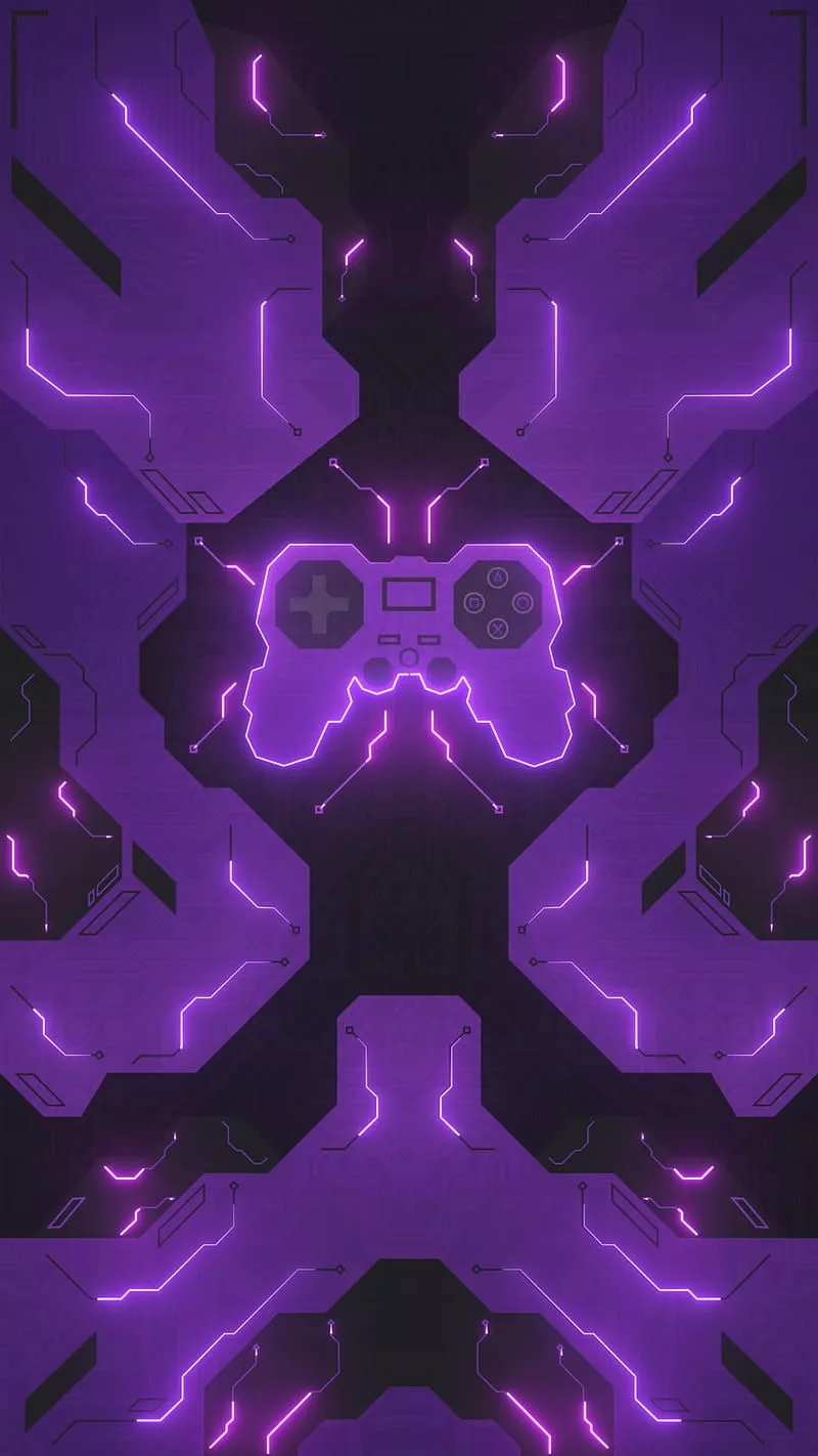 HD gamer purple gaming wallpaper