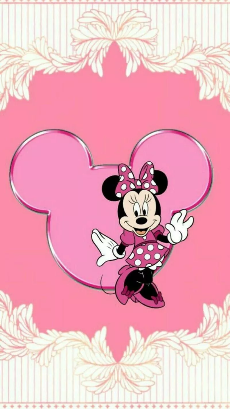 Minnie mouse, cute, disney, girly, pink