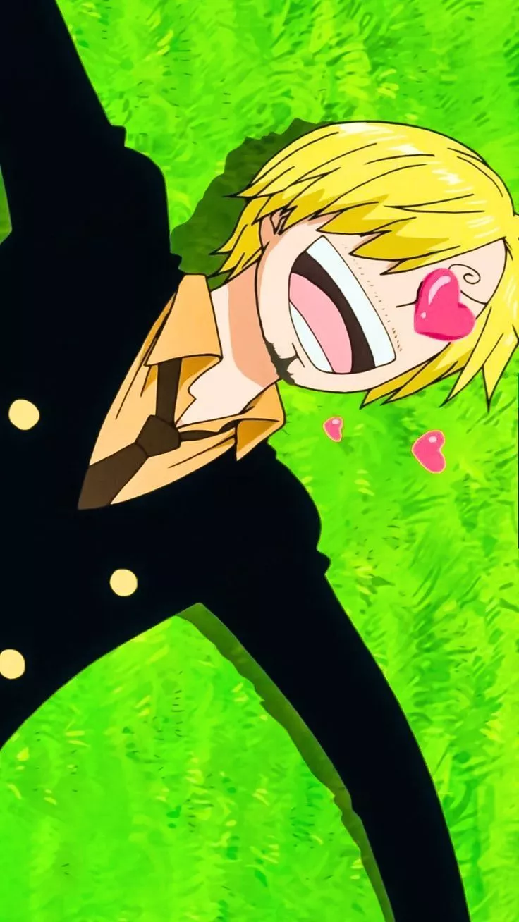 Sanji Heart Eyes Wallpaper Piece