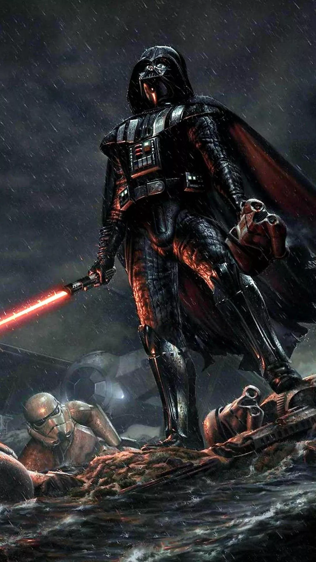 Vader Closeup Star Wars 4k iPhone