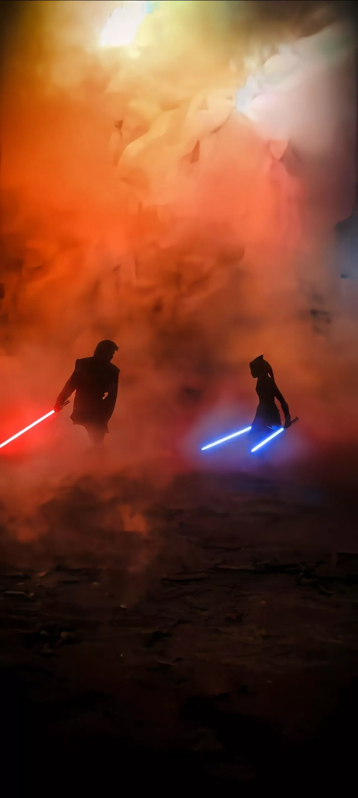 Anakin vs. Ahsoka (Wallpaper)