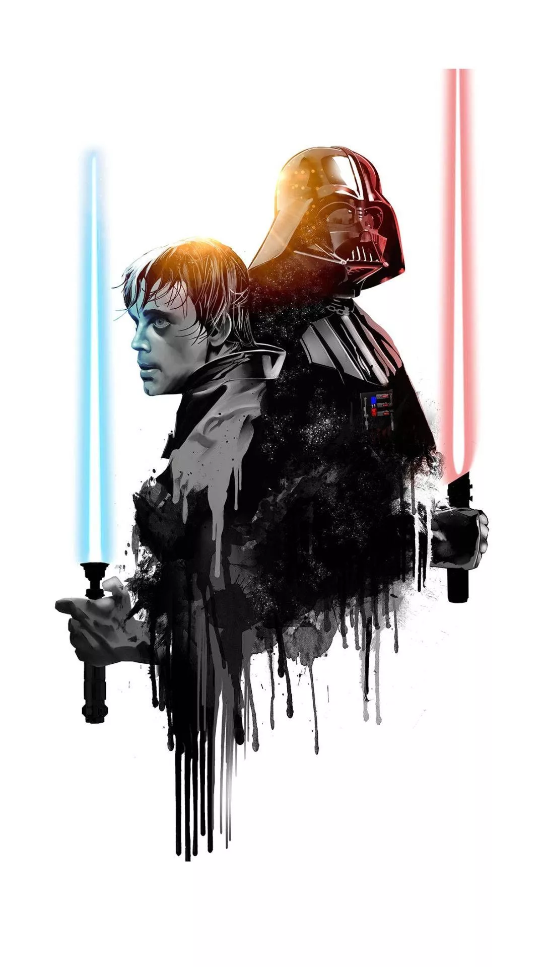 Star Wars iPhone 6 Plus Paint Artwork