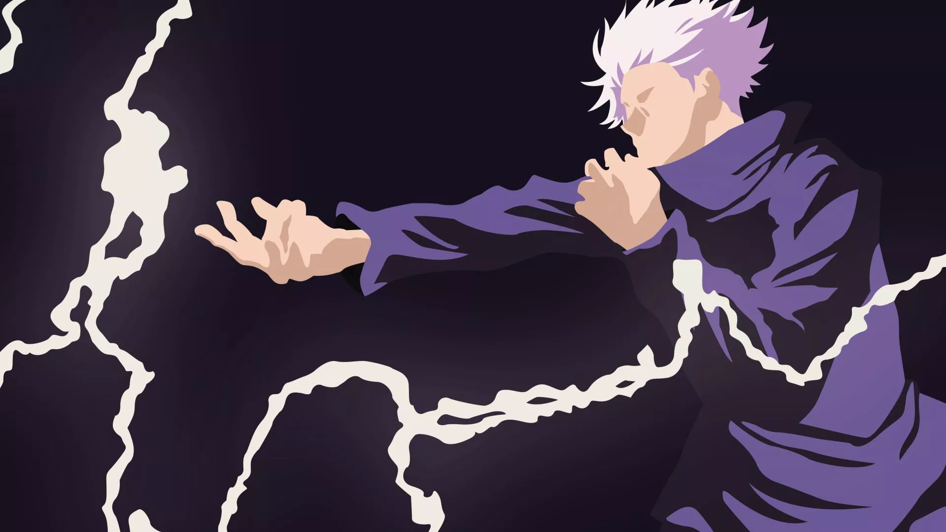 1920x1080xe6e7a=br5154 Resolution Jujutsu Kaisen 4k Minimal Satoru Gojo Art 1080P Laptop Full HD Wallpaper