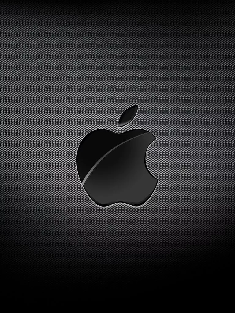 Apple Black Background Ultra HD