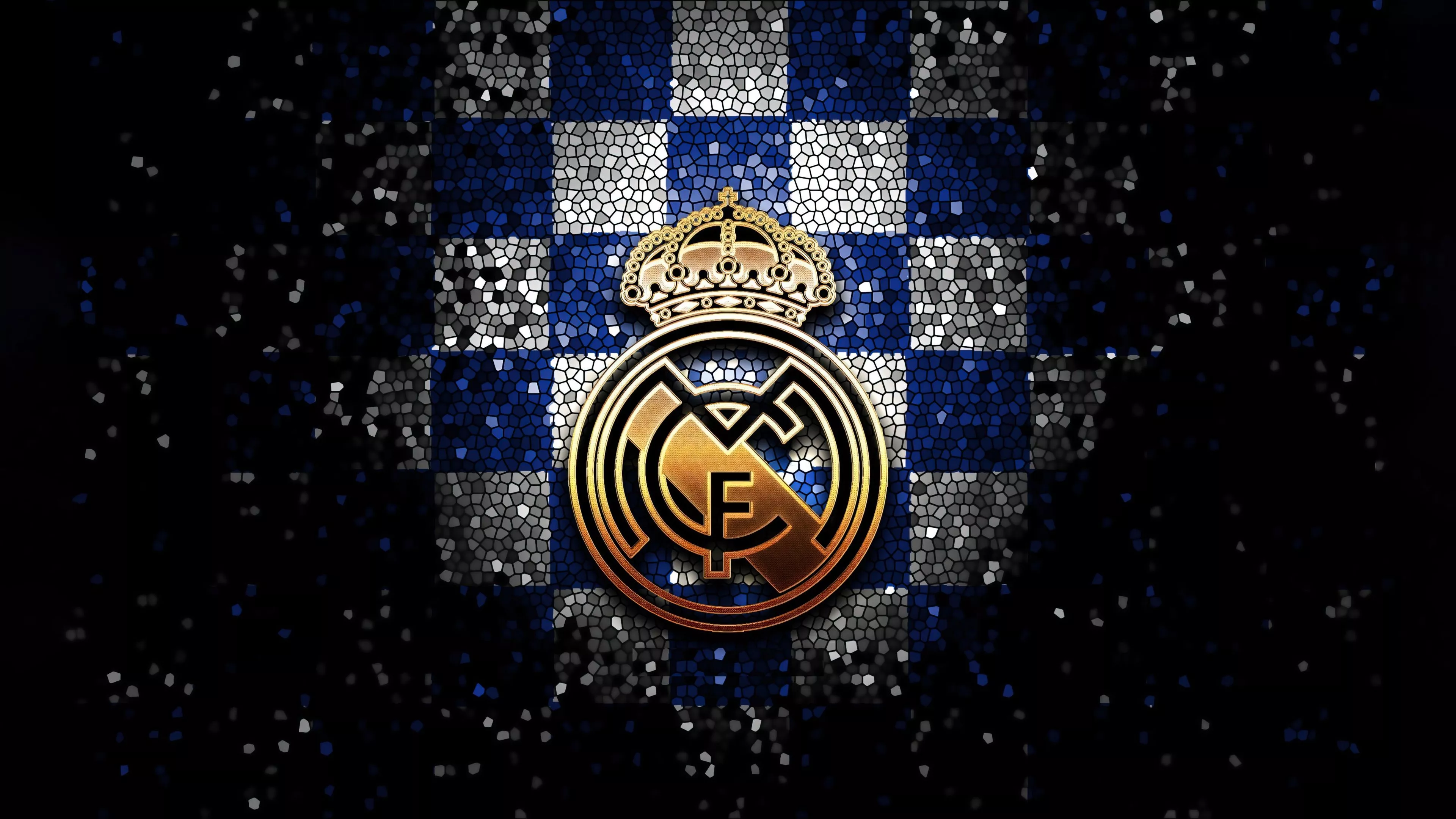 Real Madrid CF Wallpaper 4K, Mosaic, 5K