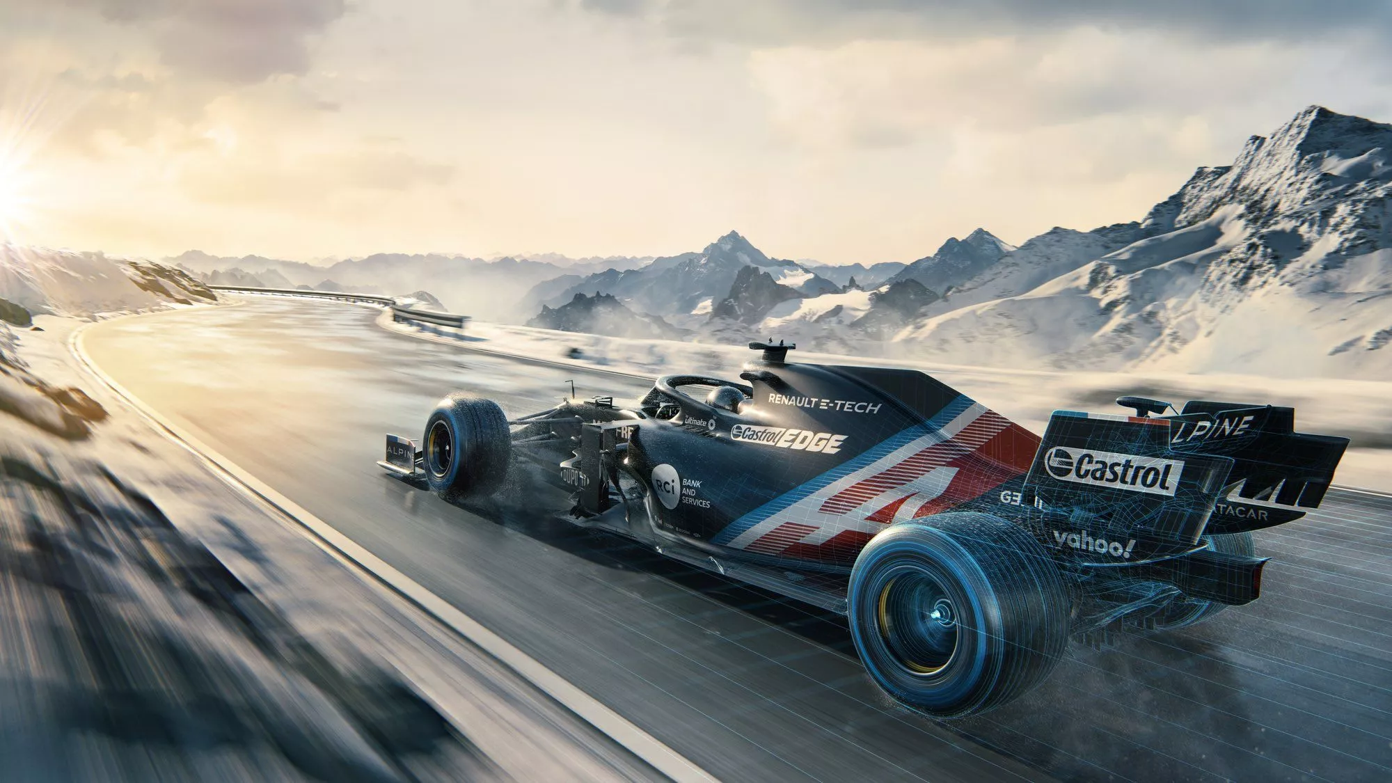 Alpine F1 Sports Race Car HD Wallpaper