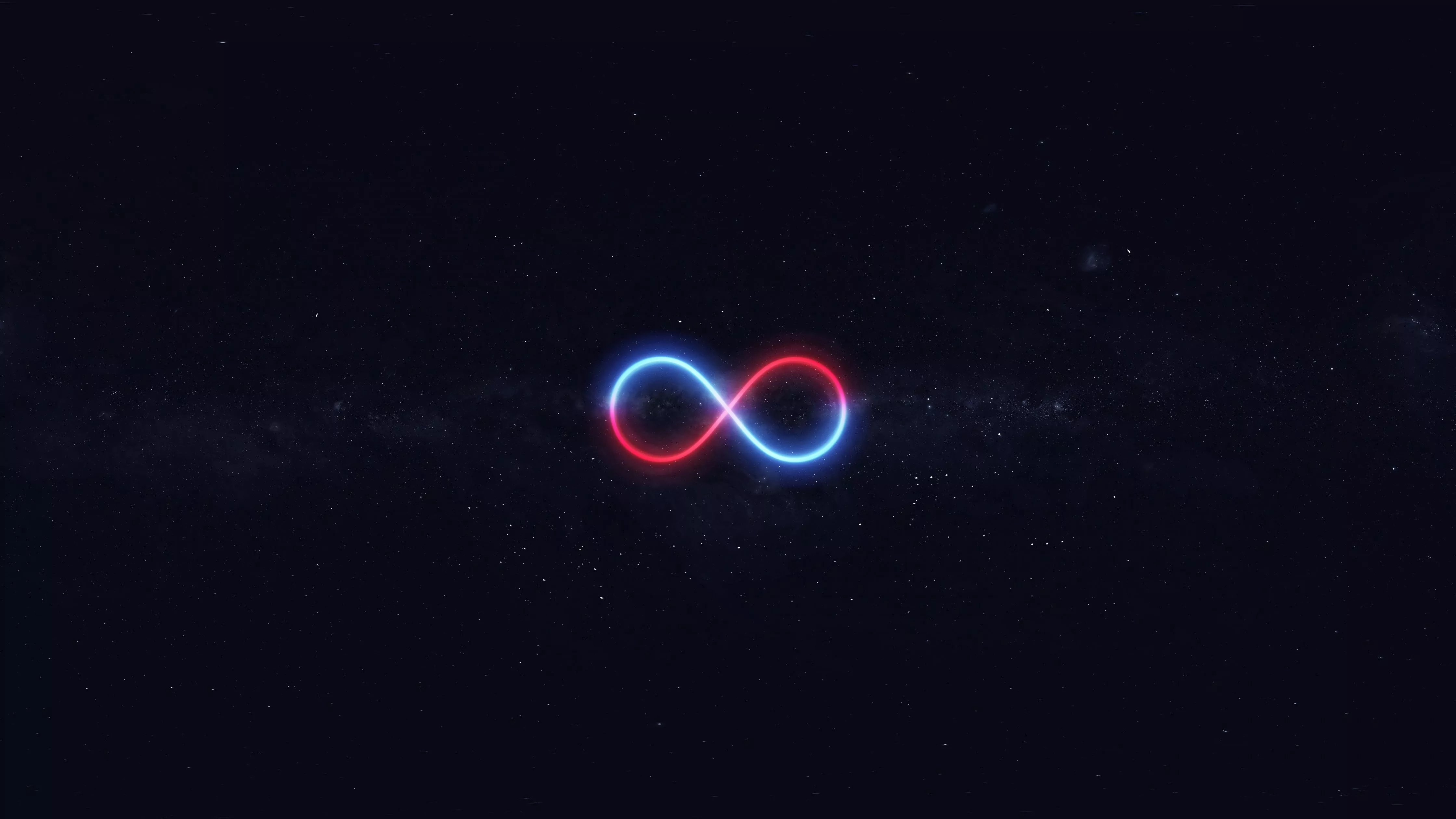Infinity Wallpaper 4K, Stars, Night sky