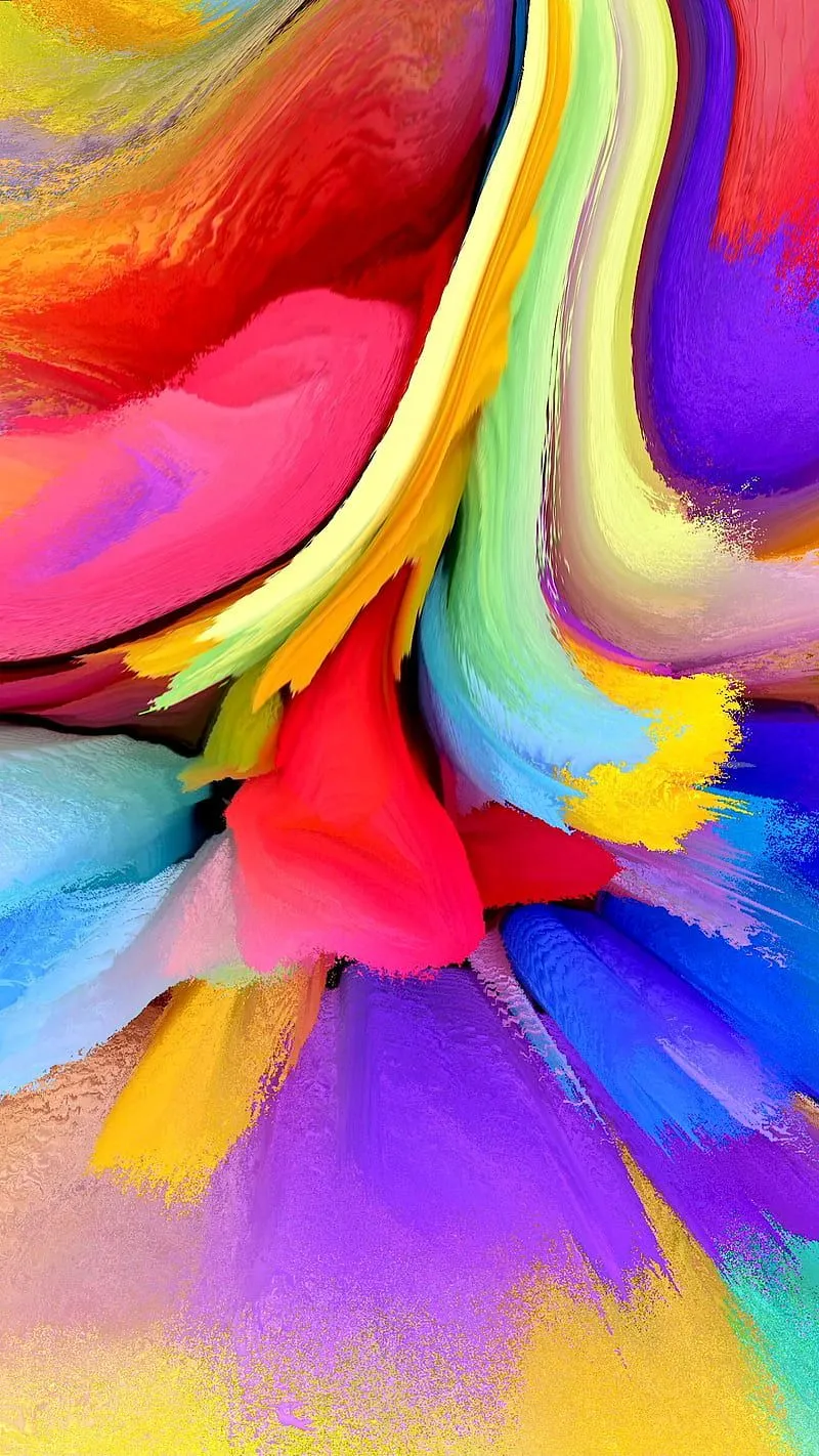 Color Splash”, abstract, bold, bright, color, color splash, flowing color, fluid, HD phone wallpaper