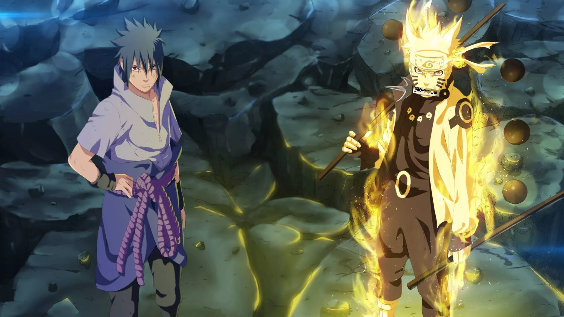 4k Ultra HD Naruto And Sasuke Wallpaper