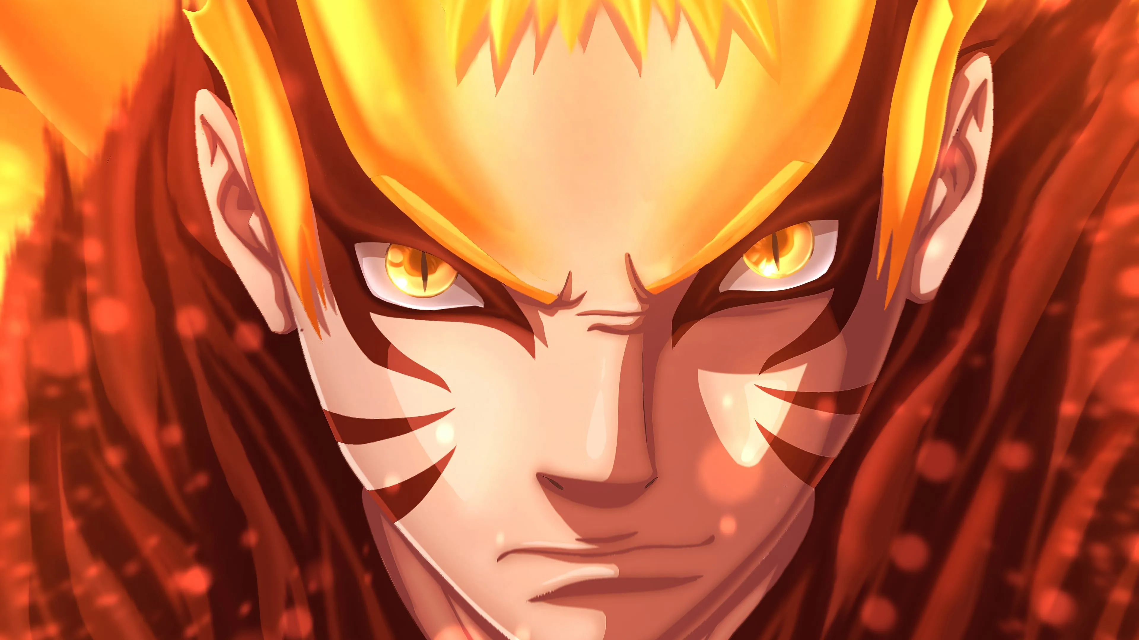 Naruto Uzumaki Baryon Mode Anime Wallpaper 4k for Desktop