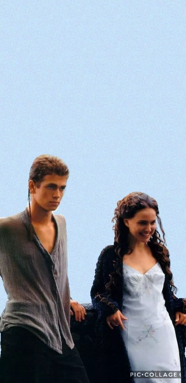 Star wars wallpaper, Anakin and padme