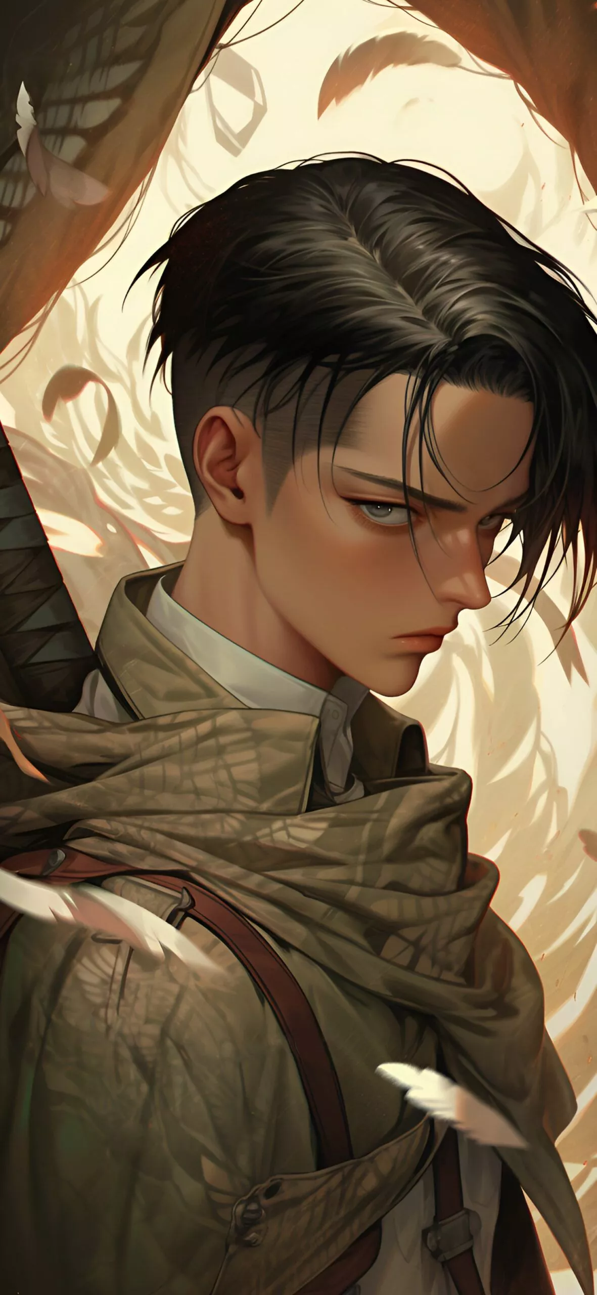 Levi Ackerman Cool Art Wallpaper