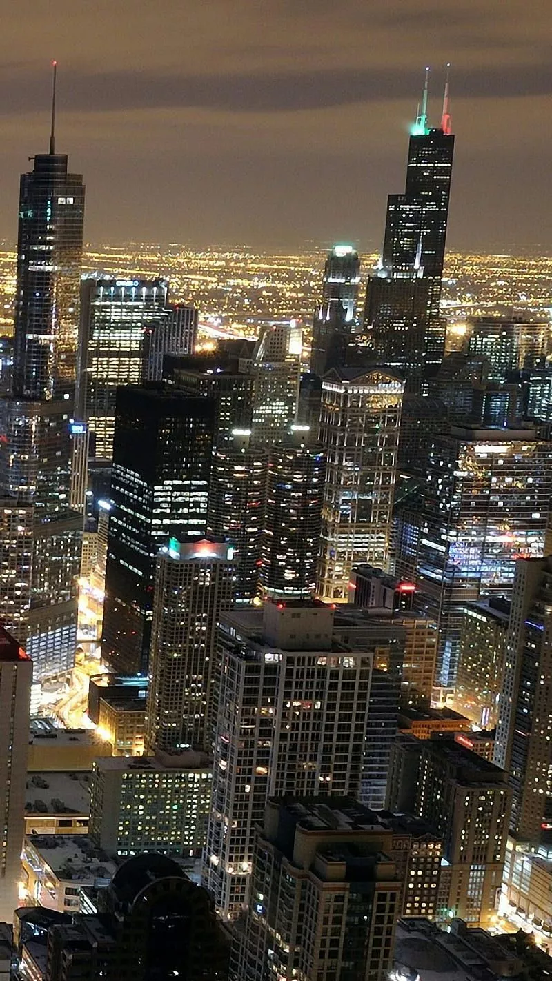 Chicago, city, illinois, skyline, HD