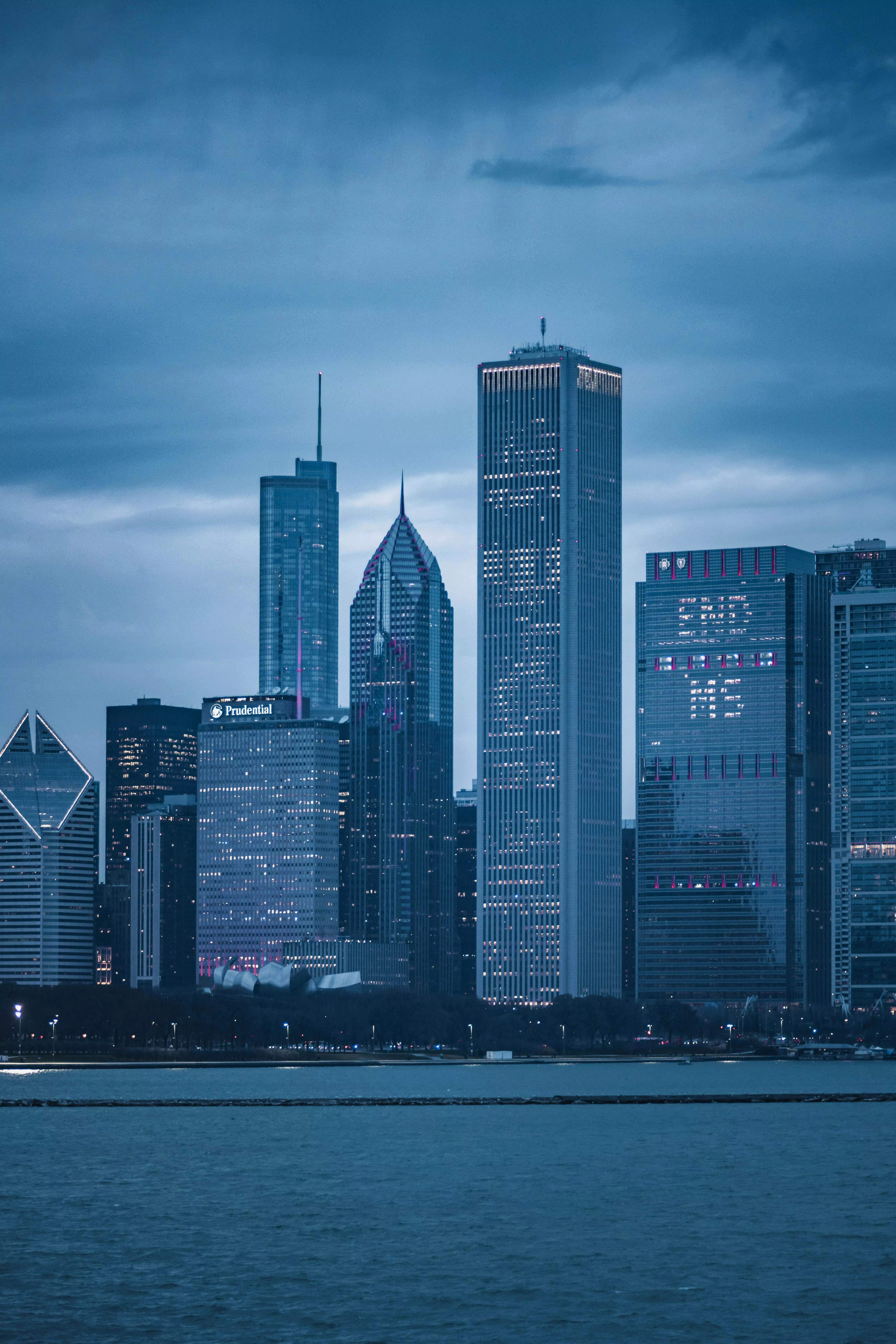 Skyscrapers in Skyline of Chicago