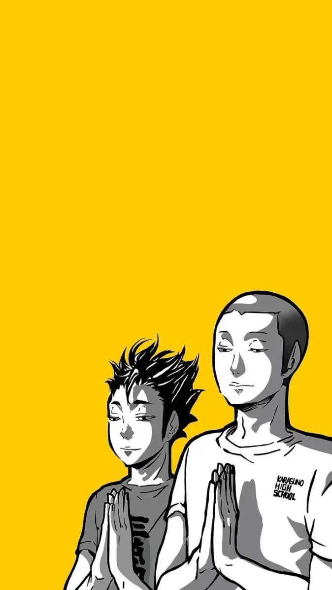 Tanaka and Nishinoya wallpaper