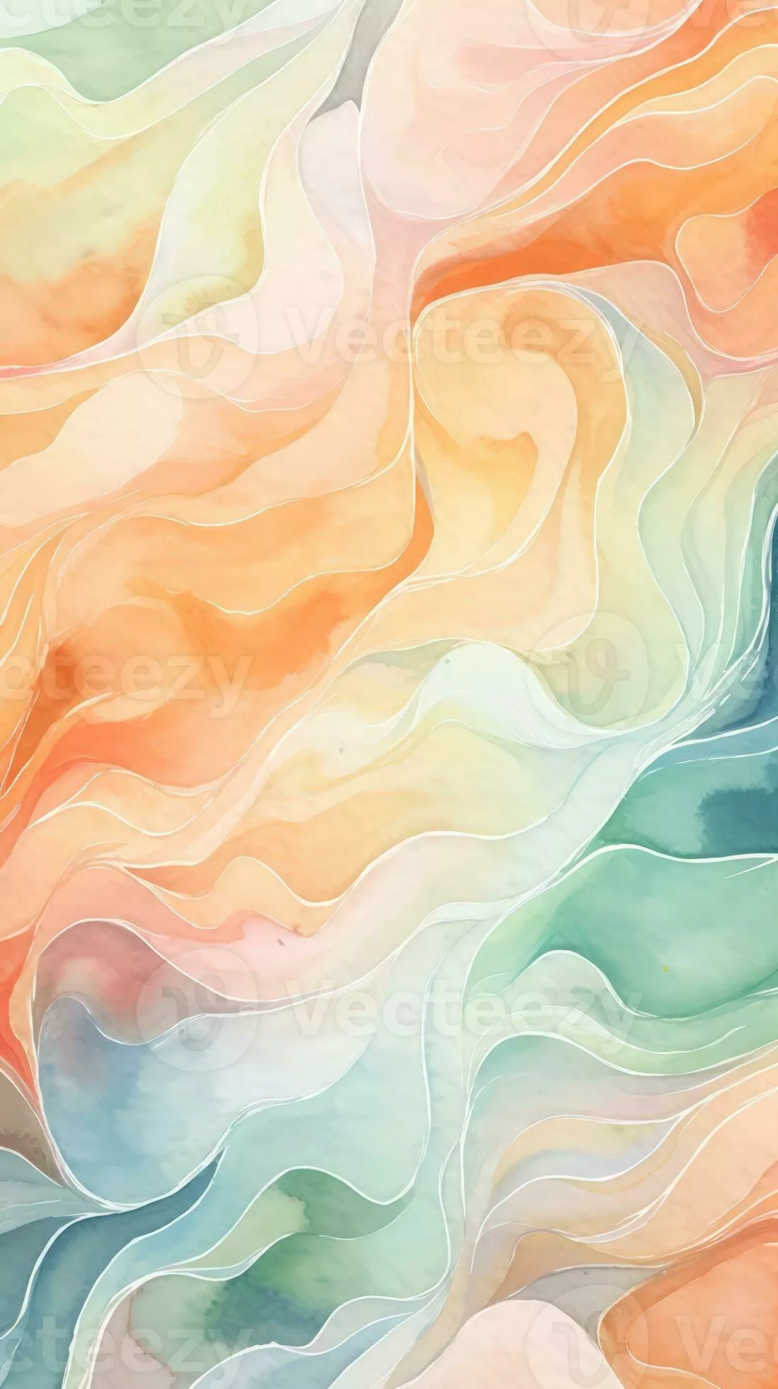 Abstract Watercolor Painting Wallpaper