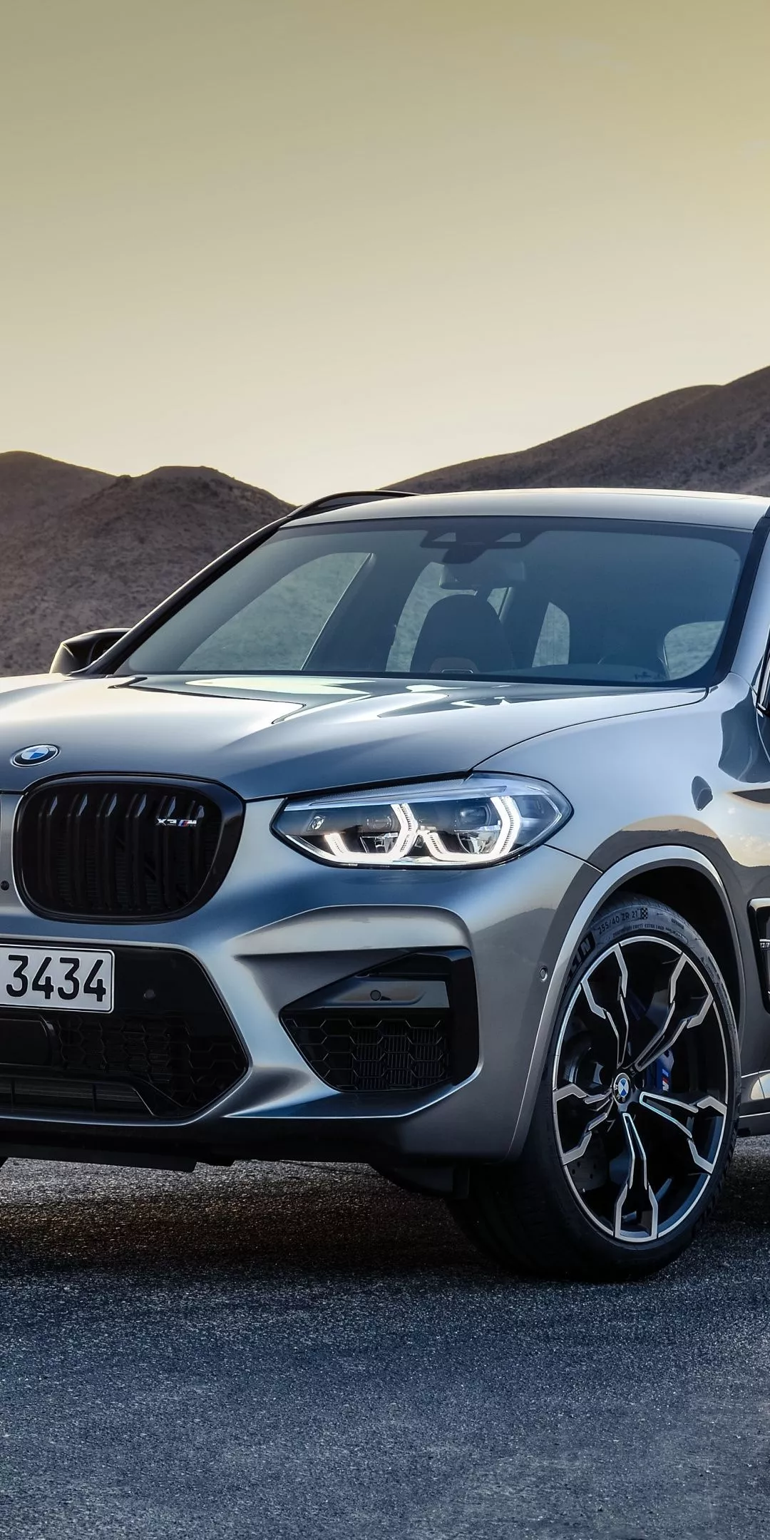 Silver, BMW X3, 2019, 1080x2160 wallpaper