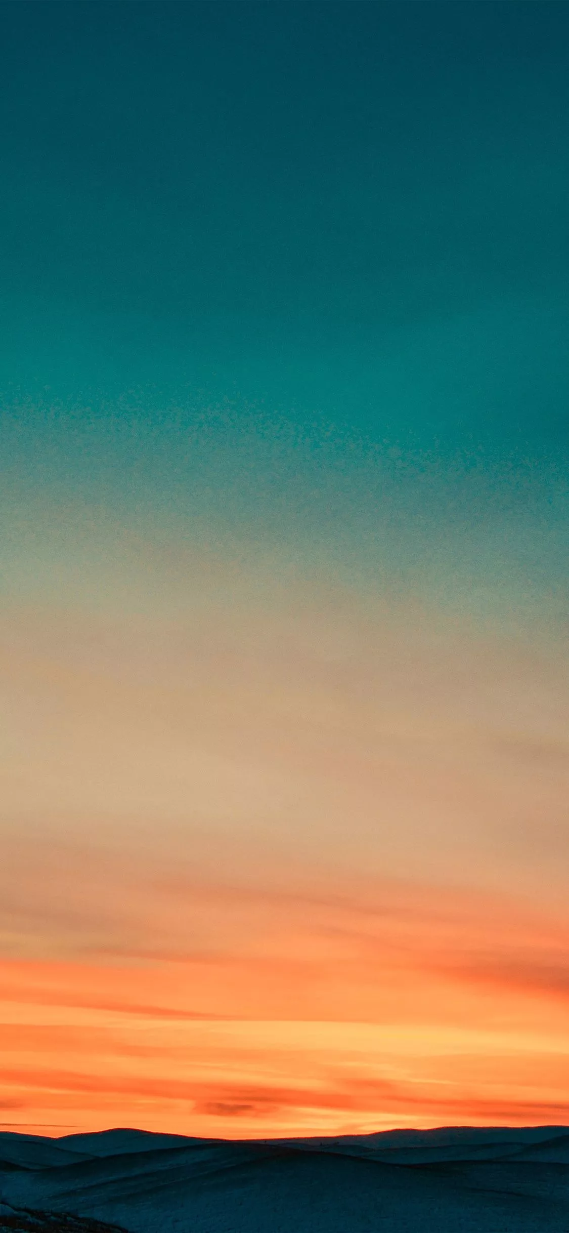 Sky Sunset Nature Orange Gradation