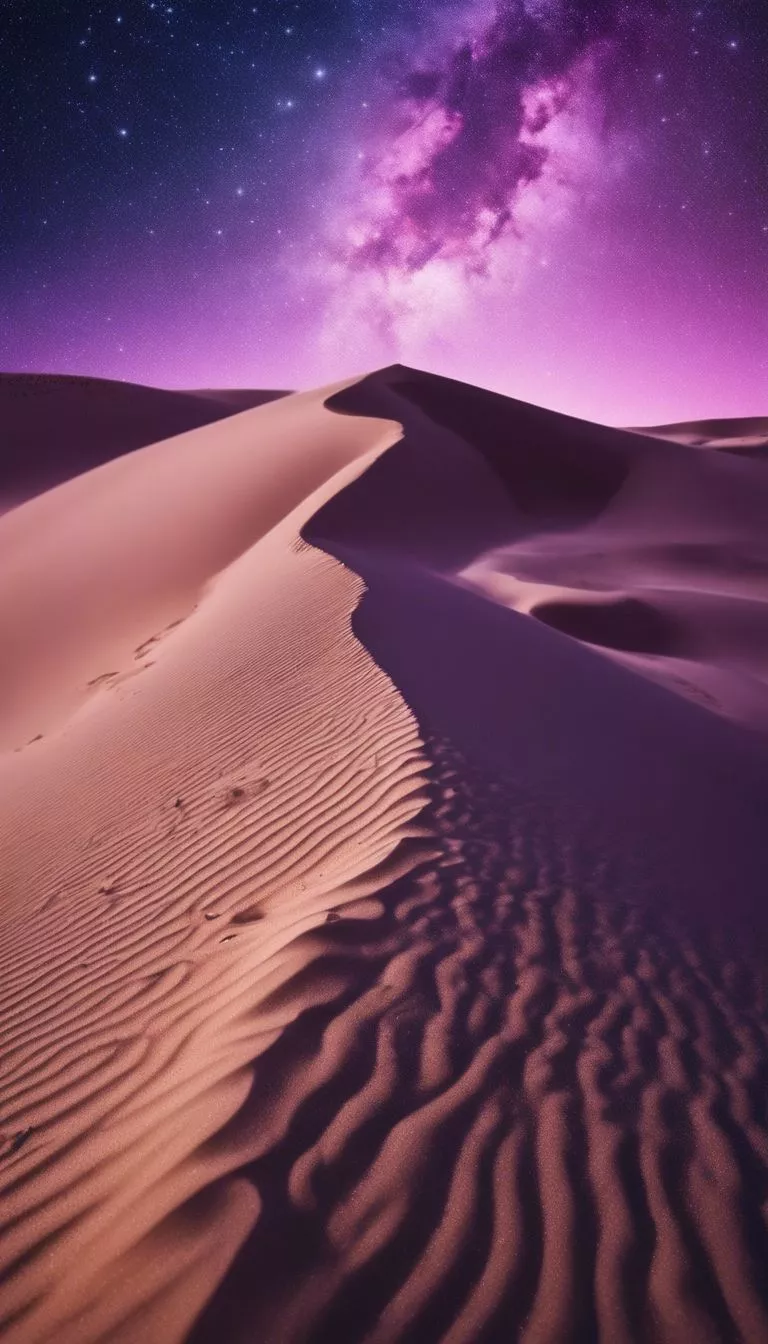 A sand dune under the beauty of a