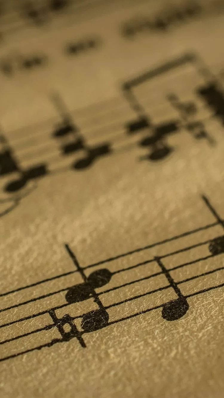 Music Note Art Pattern Wallpaper