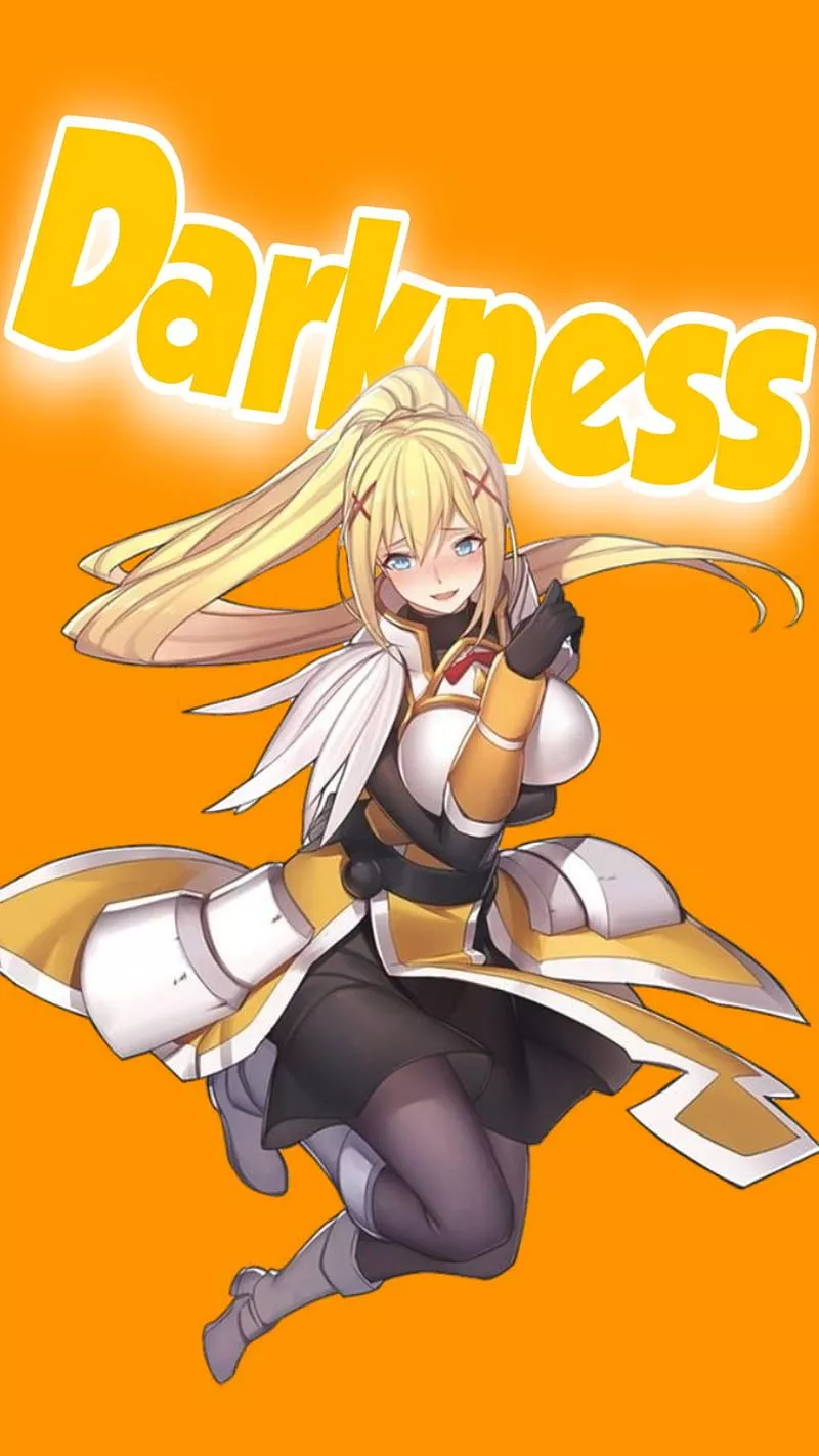 Darkness, anime, konosuba, HD phone